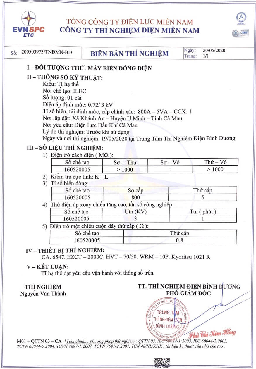 kiểm định biến dòng kẹp jp-58