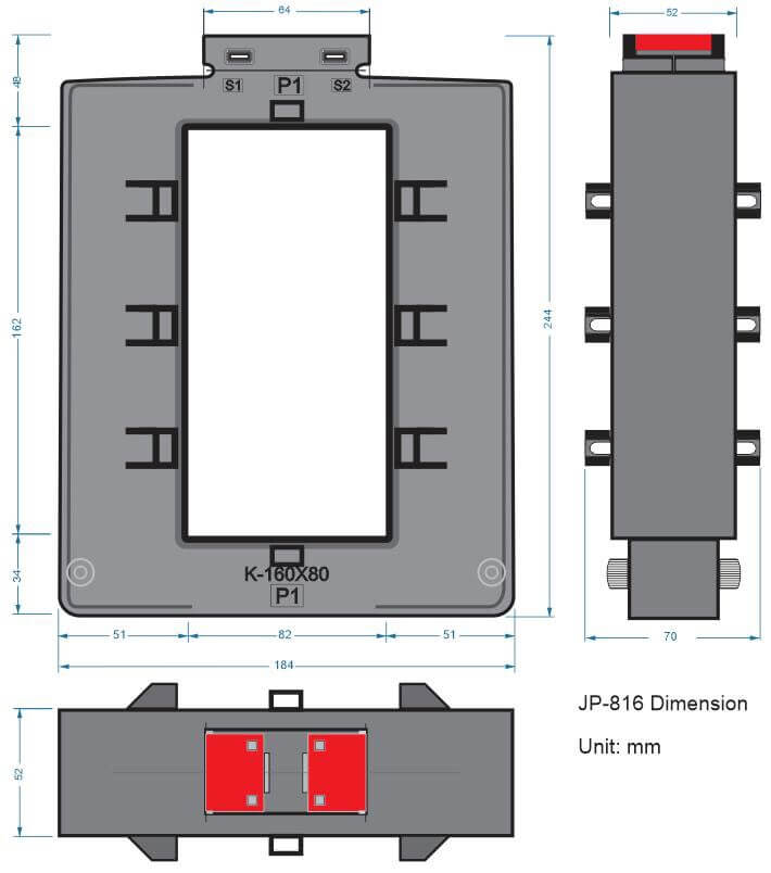 kích thước jp-816